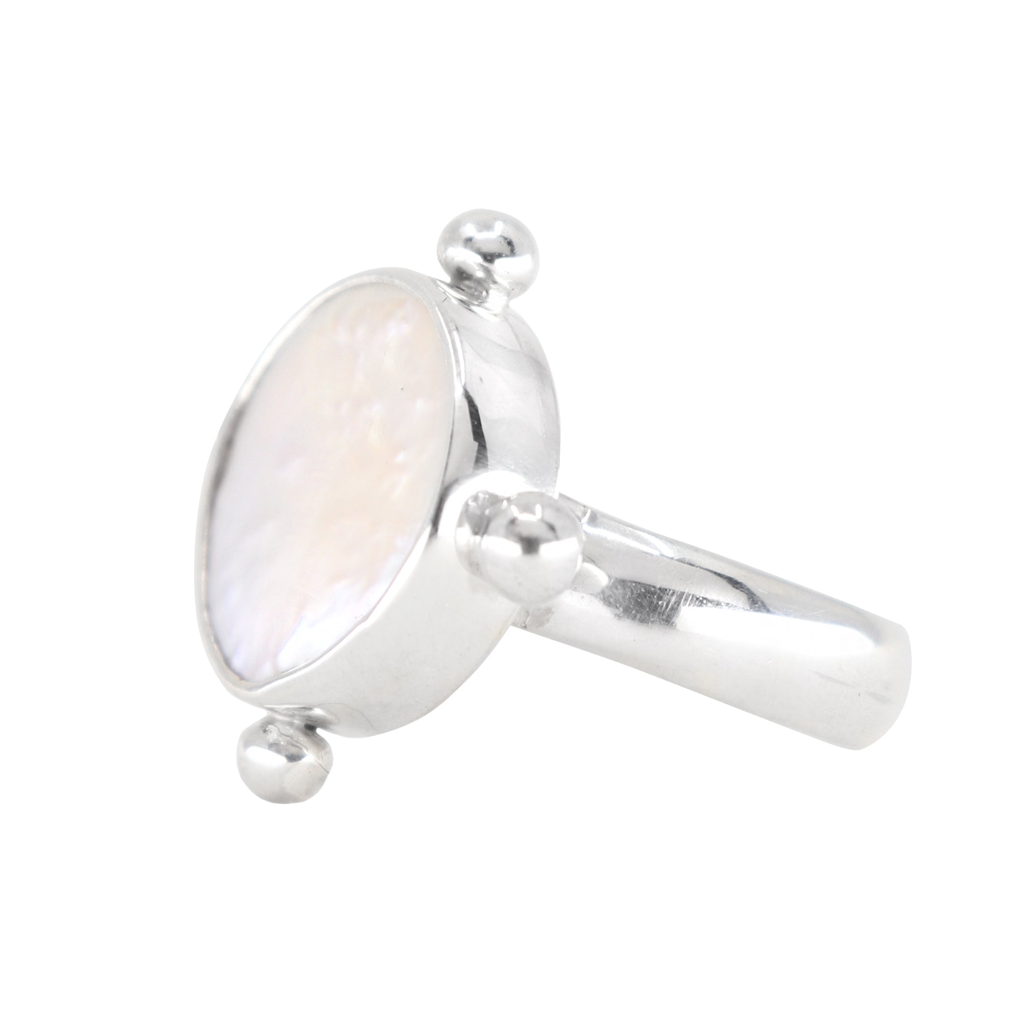Lost Pearl Silver Ring